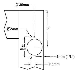 A-03 pilot holes