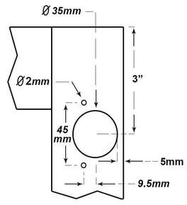 A-05 pilot holes