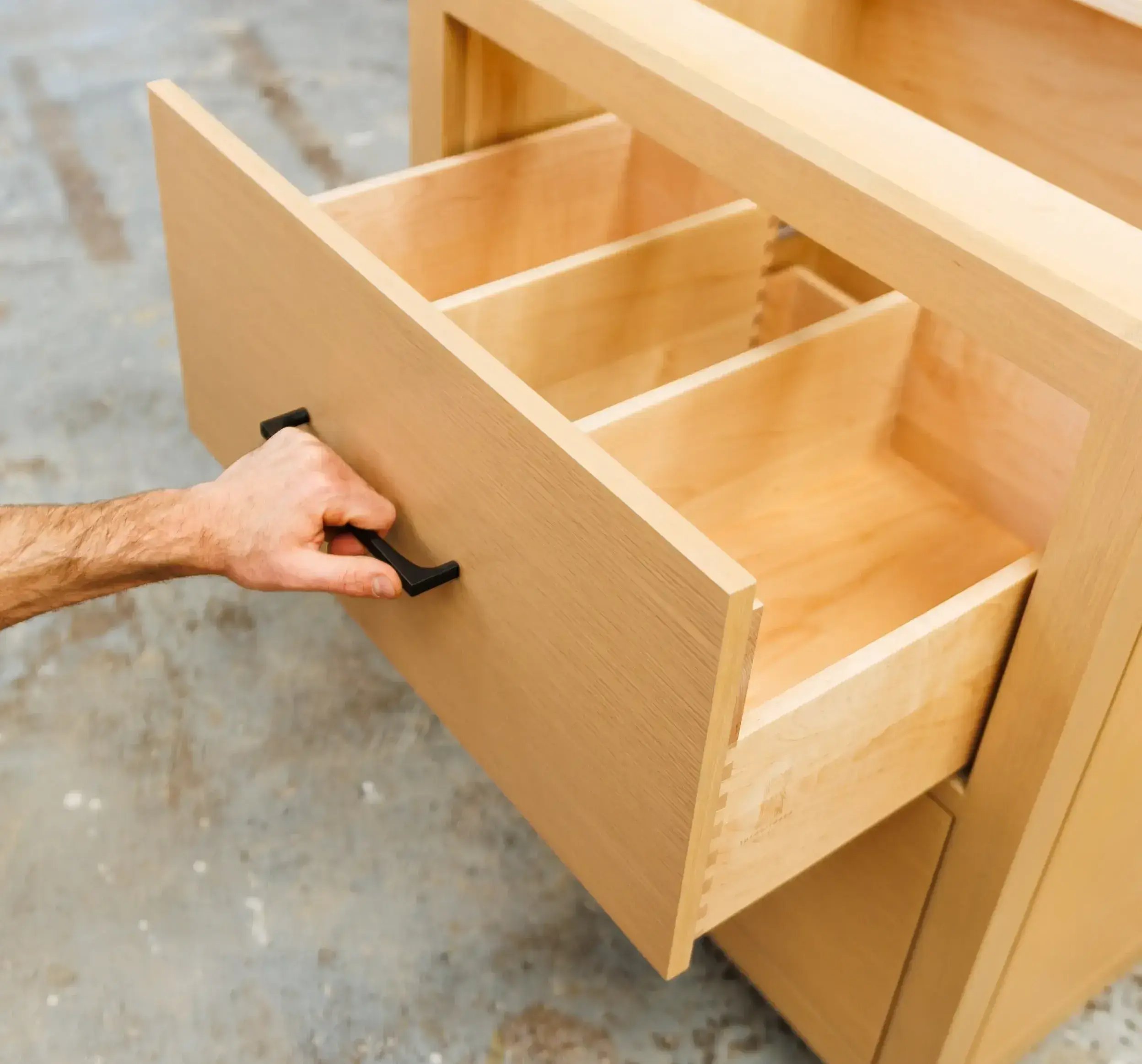custom dividers in vanity-1