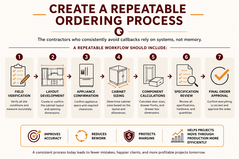 Create a repeatable ordering process