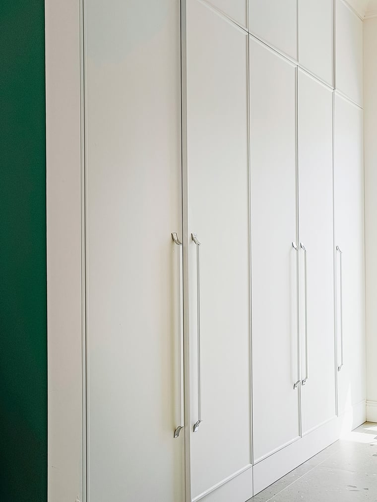 flat panel pantry cabinet