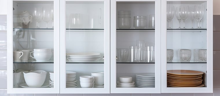 glass pantry cabinet door