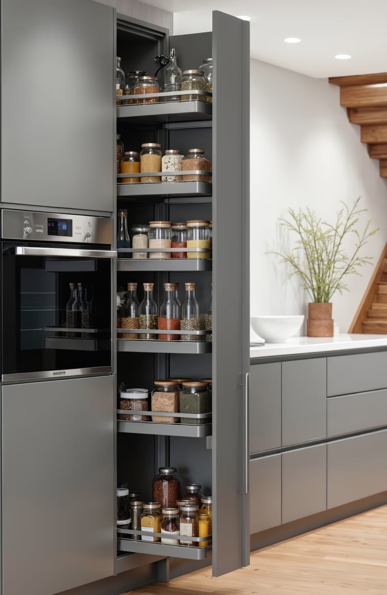 pull-out pantry cabinet