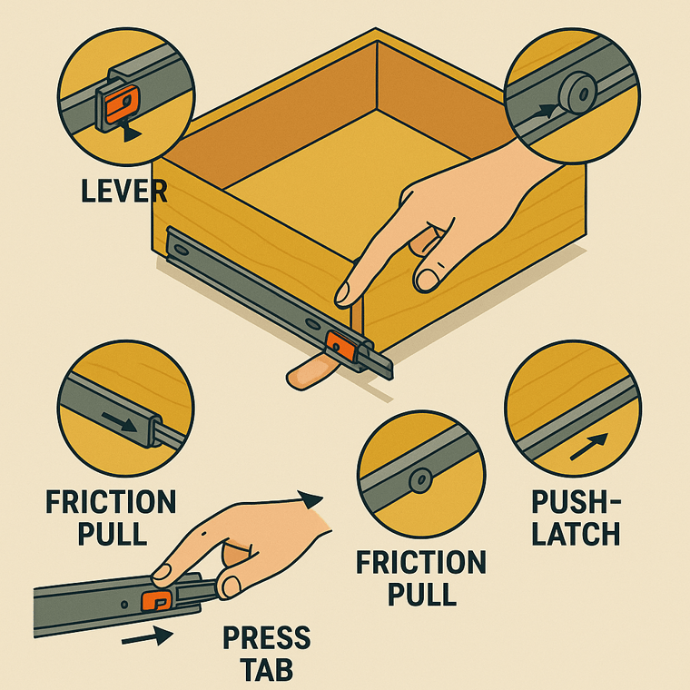 release-the-drawer-from-the-cabinet